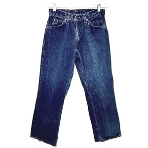 Vintage Levi's 1984 Orange Tab Cropped High Waist Straight Leg‎ - 27"